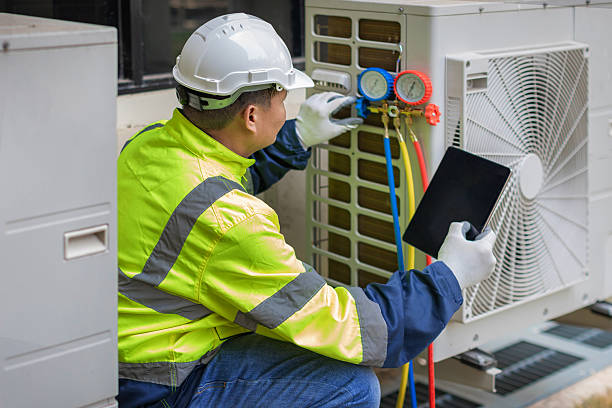 Professional Hvac Installation technician working in Monticello, WI